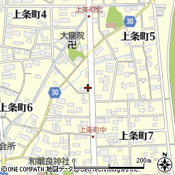 愛知県春日井市上条町5丁目102-2周辺の地図