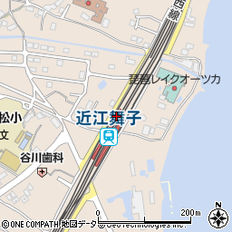 近江舞子駅周辺の地図