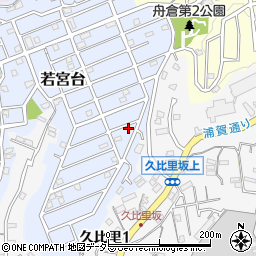 神奈川県横須賀市若宮台4-18周辺の地図
