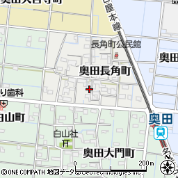 愛知県稲沢市奥田長角町85周辺の地図