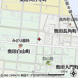 愛知県稲沢市奥田長角町103-2周辺の地図