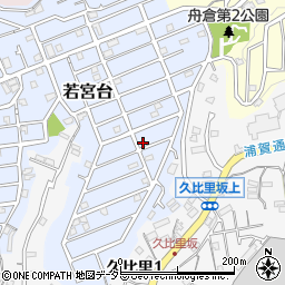 神奈川県横須賀市若宮台4-14周辺の地図