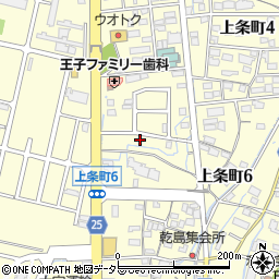 愛知県春日井市上条町6丁目2349-8周辺の地図