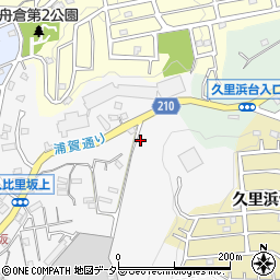 神奈川県横須賀市久比里2丁目21-5周辺の地図