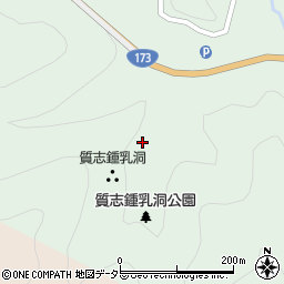 質志鍾乳洞公園キャンプ場周辺の地図
