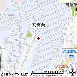神奈川県横須賀市若宮台21-23周辺の地図