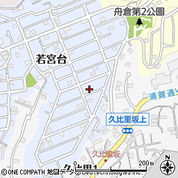 神奈川県横須賀市若宮台4-13周辺の地図