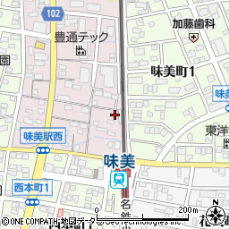 愛知県春日井市味美西本町1604周辺の地図