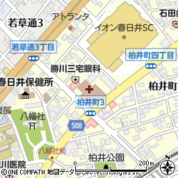 春日井郵便局集荷周辺の地図