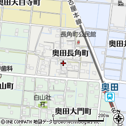 愛知県稲沢市奥田長角町79周辺の地図