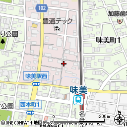 愛知県春日井市味美西本町1609周辺の地図