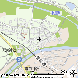 岐阜県海津市南濃町戸田881周辺の地図