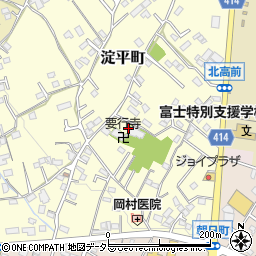 静岡県富士宮市淀平町468周辺の地図