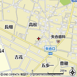 愛知県稲沢市矢合町高松4171周辺の地図