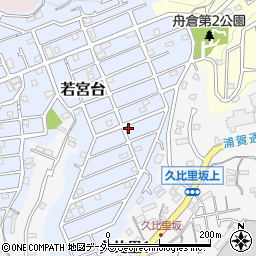 神奈川県横須賀市若宮台4-1周辺の地図