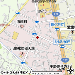 静岡県富士宮市ひばりが丘279周辺の地図
