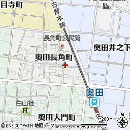 愛知県稲沢市奥田長角町65周辺の地図