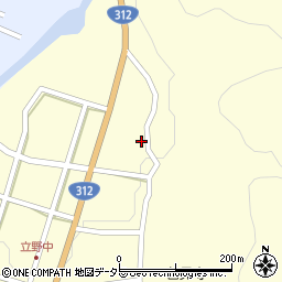兵庫県朝来市立野572周辺の地図