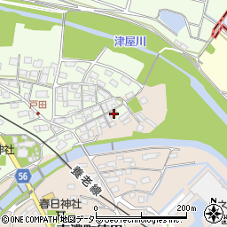 岐阜県海津市南濃町戸田870周辺の地図