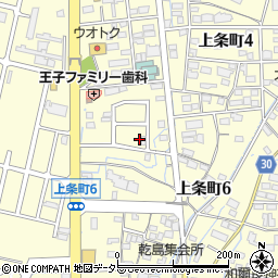 愛知県春日井市上条町6丁目2349-10周辺の地図