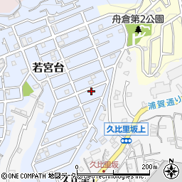 神奈川県横須賀市若宮台4-5周辺の地図