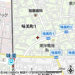 愛知県春日井市味美町1丁目42周辺の地図