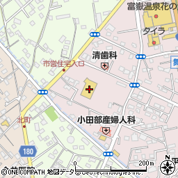 静岡県富士宮市ひばりが丘98周辺の地図