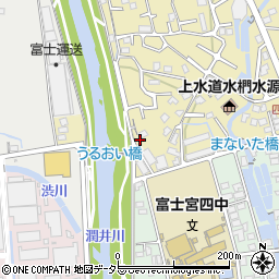 静岡県富士宮市淀師415周辺の地図