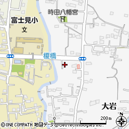 静岡県富士宮市大岩132-13周辺の地図