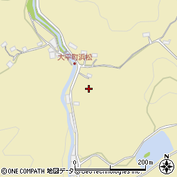 愛知県豊田市大平町浜松家下周辺の地図