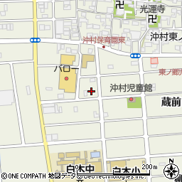愛知県北名古屋市沖村山ノ神周辺の地図