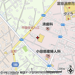 静岡県富士宮市ひばりが丘45周辺の地図