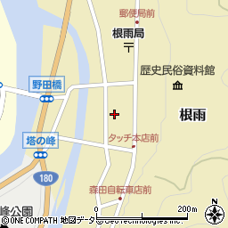 鳥取県日野郡日野町根雨648周辺の地図