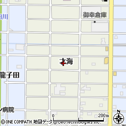 愛知県北名古屋市鹿田才海周辺の地図