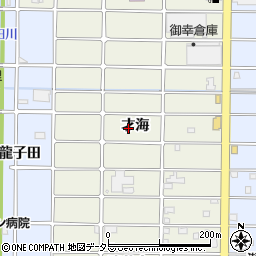 愛知県北名古屋市鹿田（才海）周辺の地図