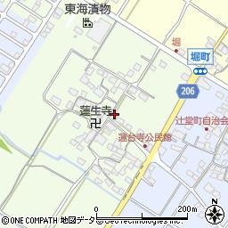 滋賀県彦根市蓮台寺町376-1周辺の地図