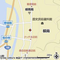 鳥取県日野郡日野町根雨644周辺の地図