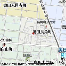 愛知県稲沢市奥田長角町31周辺の地図