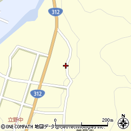 兵庫県朝来市立野570周辺の地図