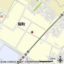 滋賀県彦根市堀町周辺の地図