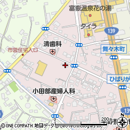 静岡県富士宮市ひばりが丘122周辺の地図
