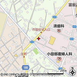 静岡県富士宮市ひばりが丘6周辺の地図