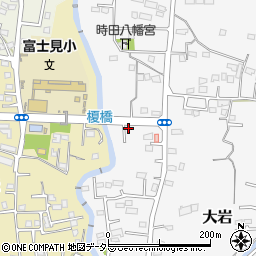 静岡県富士宮市大岩132-12周辺の地図