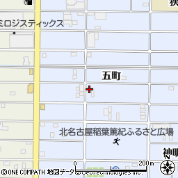 西春日井農協　営農部・育苗センター周辺の地図