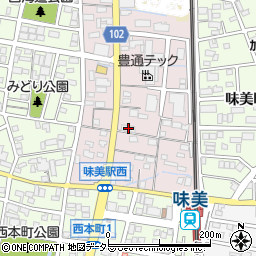 愛知県春日井市味美西本町1562周辺の地図