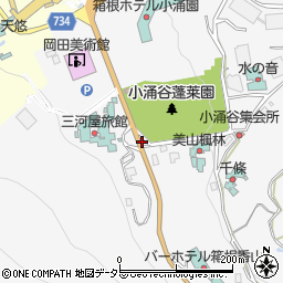 蓬菜園周辺の地図