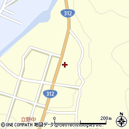 兵庫県朝来市立野587周辺の地図