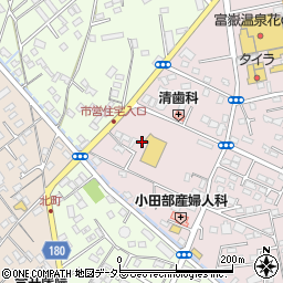 静岡県富士宮市ひばりが丘44周辺の地図