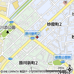 愛知県春日井市妙慶町2丁目98周辺の地図
