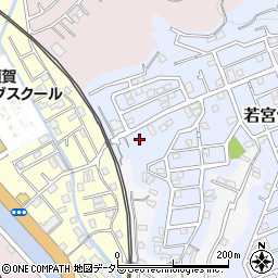 神奈川県横須賀市若宮台28-15周辺の地図